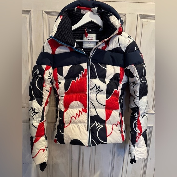 Rossignol Hiver Down Rooster RARE large, women’s ski jacket - Picture 15 of 16